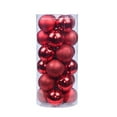 thumbnail image 6 of Porfeet Xmas Trees Ball Decor,Shatterproof Blue Christmas Ball Ornaments, 24 Count (1.2"), 6 of 6