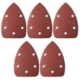 thumbnail image 1 of Unique Bargains Mouse Detail Sander Sandpaper Pads Flocking Sanding Paper Assorted 40 Grits 5pcs, 1 of 5