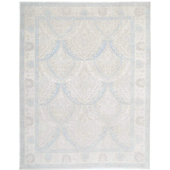 Hand Knotted Fine Serenity Wool Rug - 9'2'' x 11'5''