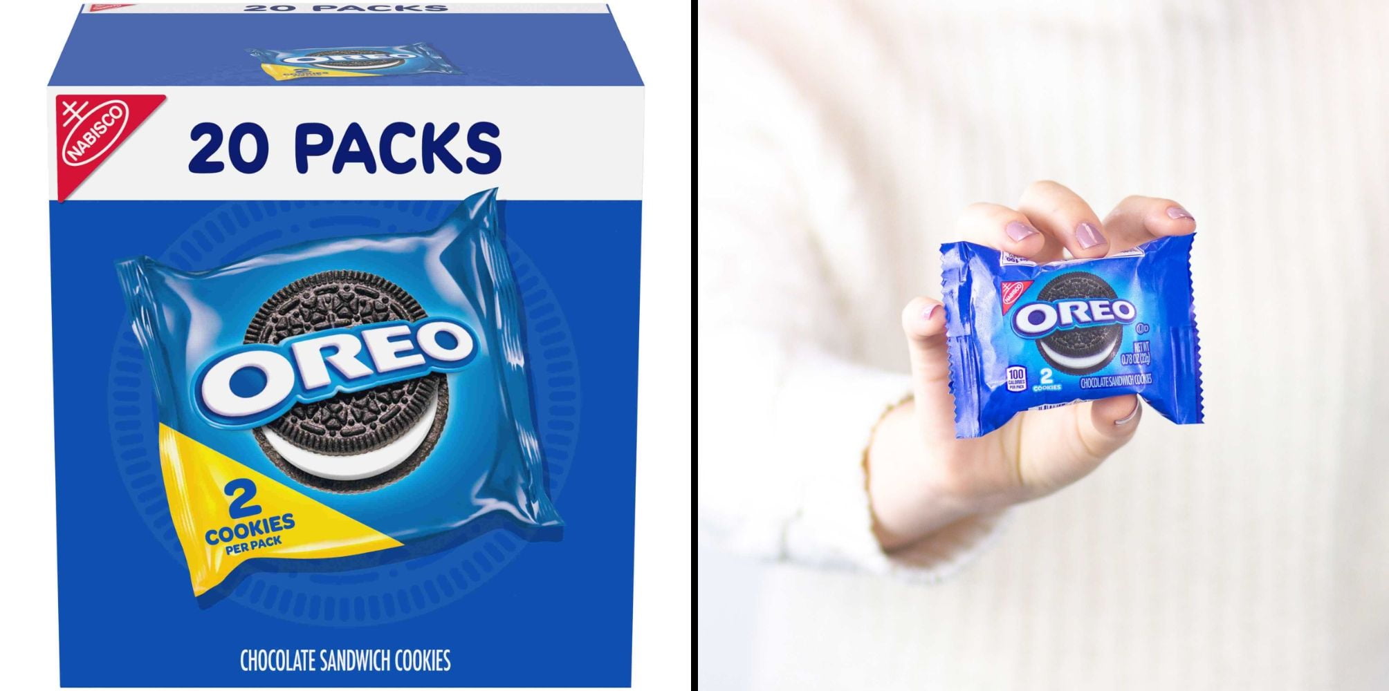 OREO Chocolate Sandwich Cookies 20 pk & Lay's Sour Cream & Onion