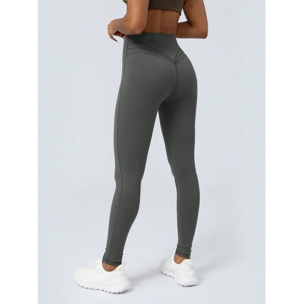 Pantalones cortos de yoga color nude sin T, línea vergonzosa, pantalones de fitness de cadera de melocotón, pantalones deportivos de cadera de secado rápido