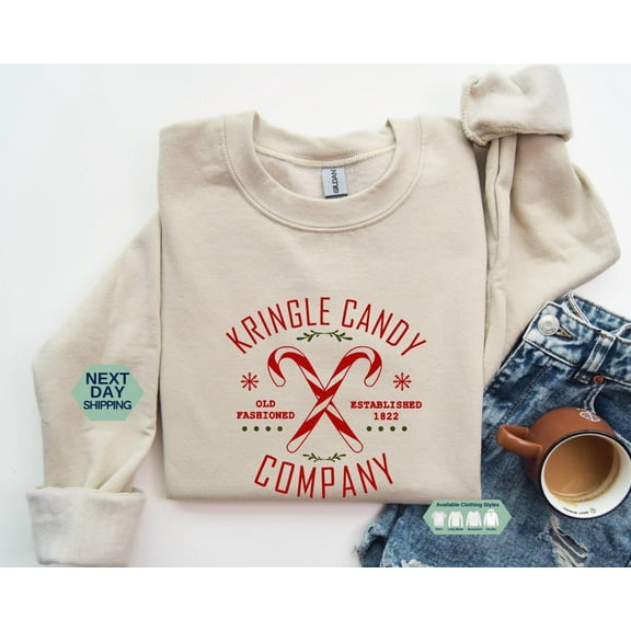 Kringle Candy Co Sweatshirt, Winter Holiday Shirt, Vintage Holiday Hoodie, Winter Holiday Gift Ideas, Party Sweatshirt, Winter Holiday Gift TSHIRT All Size S-5XL