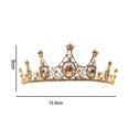 thumbnail image 2 of Corona de reina y tiaras Corona de princesa para mujeres y niñas Diademas de cristal para novias, Princesa para bodas y fiestas, 2 of 5