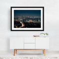 thumbnail image 2 of Hollywood Bowl Overlook 01 - Los Angeles California Photography Black Framed Wall Art Print 16 x 24 inches, 2 of 4