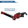 thumbnail image 6 of Short Long Brake Clutch Levers for Yamaha MT125 2014-2021 6 Position Adjustable Motorcycle Handlebar Brake Lever Aluminum Alloy Red Head Black Handle, 6 of 6