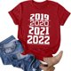 thumbnail image 5 of Blusa de mujer Navidad Impreso Casual Moda Todo-fósforo Camiseta de manga corta Tops Fridja gope820, 5 of 7