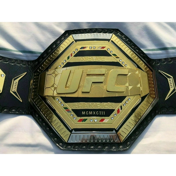 UFC World Championship Ceinture double plaquée Taille adulte : :  Sports et Loisirs
