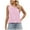 Pink, variant on Horkkom Sleeveless Tops for Women Casual Crew Neck Solid Color Tank Tops Summer Loose Soft Dressy Tank Tops