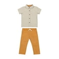 thumbnail image 2 of Little Lad Toddler Boys' Short Sleeve Shirt and Pant, 2-Piece Set, Sizes 2T-5T, 2 of 5