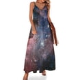 thumbnail image 1 of Galaxia - Nebulosa 01 Vestido sin mangas vestido de hadas vestidos para mujer vestido vestidos vestidos de mujer de lujo, 1 of 7