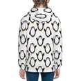 thumbnail image 6 of Kdxio Lovely Penguin Pattern Kids Boys Girls Zip Up Hoodie 3D Printed Hooded Sweatshirt Hoody Coat with Pocket 7-12 Y-Small, 6 of 6