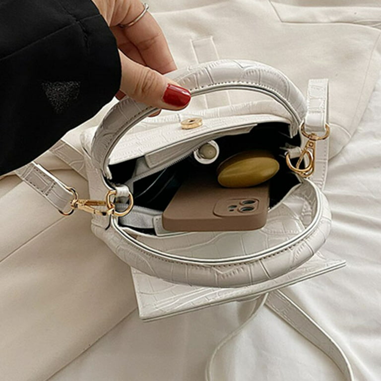 Cocopeaunt Vintage Womens Bag Trend Lock Small Luxury Designer Handbag Purse Crossbody Bags Tote Female Handbags Woman New Messenger, Adult Unisex