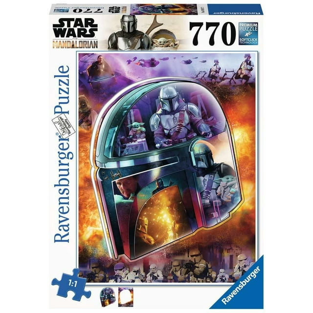 Rompecabezas Ravensburger Star Wars Casco Mandaloriano 770 piezas
