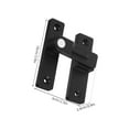 thumbnail image 2 of PENIKOKO Stainless Steel Buckle Lock with Anti-Theft Bolt for Bathroom Door Security, 1 Piece, 2 of 8