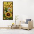 thumbnail image 2 of Cuadros Decorativos Pintura de diamante especial parcial girasol + mariposa 5D resina imagen de diamantes de imitación DQrwqpou Nuevos Originales, 2 of 8