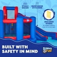 thumbnail image 5 of Sunny & Fun Fun Inflatable Water Slide Park with Bounce House & Splash Features, 5 of 9