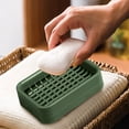 thumbnail image 2 of HBFAGFB 1 Pack Portable Perforated Bar Soap Holder, Leakproof Square Soap Dish Case Box, 2 of 5