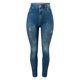 thumbnail image 1 of Gibobby Flare Leggings Leggings con patrón cintura alta para mujer, pantalones vaqueros imitación, mallas adelgazantes versátiles 80% algodón, mallas elásticas altas（Rojo，Talla única), 1 of 5