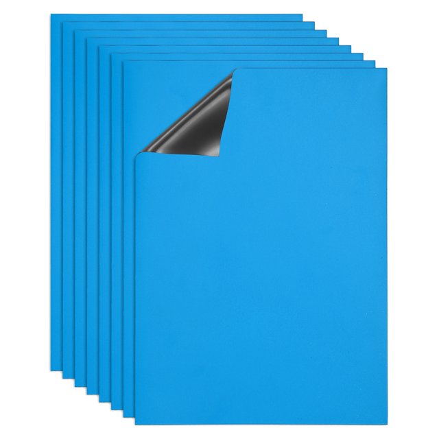Dry Erase Board, A4 8 Pack Fridge Calendar Board Magnets Whiteboard, Blue