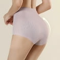 thumbnail image 7 of Women's High Waist Underwear Breathable Comfortable Non Silk Crotch Lightweight Soft Stretch Panties for Daily Wear, 7 of 7