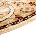thumbnail image 6 of Unique Loom Pioneer Collection Area Rug - Missoula (4' 1" Round Ivory/Beige), 6 of 9