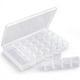 thumbnail image 3 of Ranuras 2 Piezas 28 Rejillas Cajas de Pintura de Diamantes Organizador de plástico, Organizador de Cuentas, Cajas de Herramientas y Accesorios de Pintura de Diamantes Transparentes, 3 of 5
