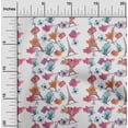 thumbnail image 1 of oneOone Georgette Viscose Mustard Yellow Fabric Eiffel Tower|Camera & Bag Travel Diy Clothing Quilting Fabric Print Fabric By Yard 42 Inch Wide, 1 of 4
