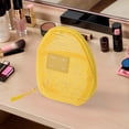 thumbnail image 5 of Bolsas de maquillaje de malla de mano únicas 1 Pc poliéster amarillo 4.92in, 5 of 5