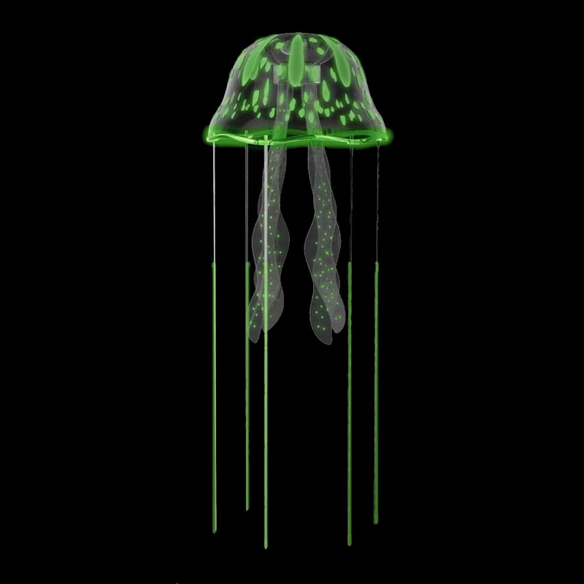 4E4F Large Artificial Jellyfish Fish Tank Aquarium Landscaping Random Color 