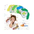 thumbnail image 2 of 4-Pack Cartoon Waterproof Long-Sleeve Bibs - Designed With Cartoon Prints, Waterproof Fabric, Long-Sleeve For Drool & Spill Protection, Teething Relief - For Babies, ,, 2 of 3