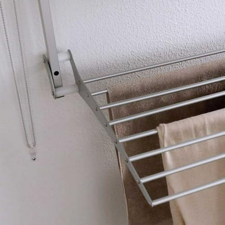Wall mounted pulley clothes airer hotsell