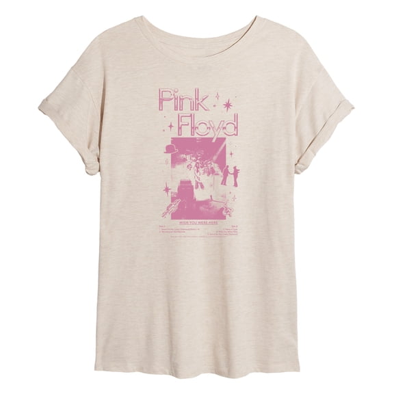 Pink Floyd - Pink Floyd Live Wywh - Women's Oversized Graphic T-Shirt
