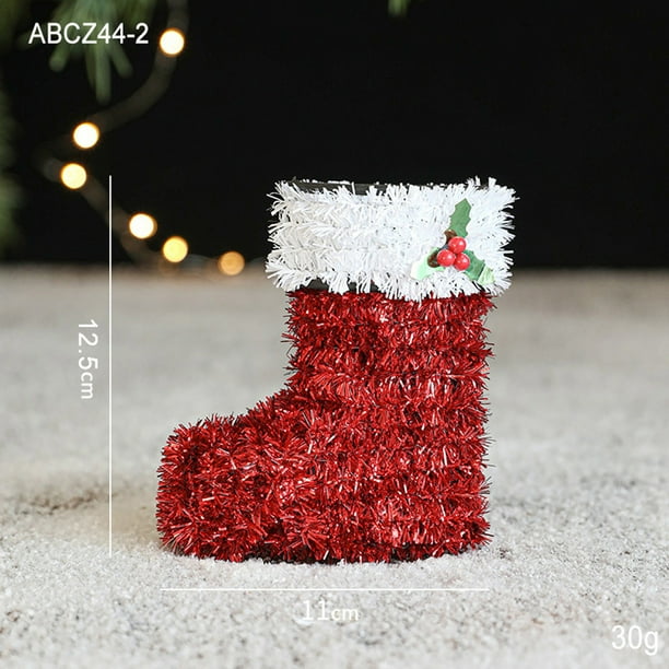 Adornos Navideños Ganfancp Decoración Del Árbol de Navidad 1X Media de Navidad