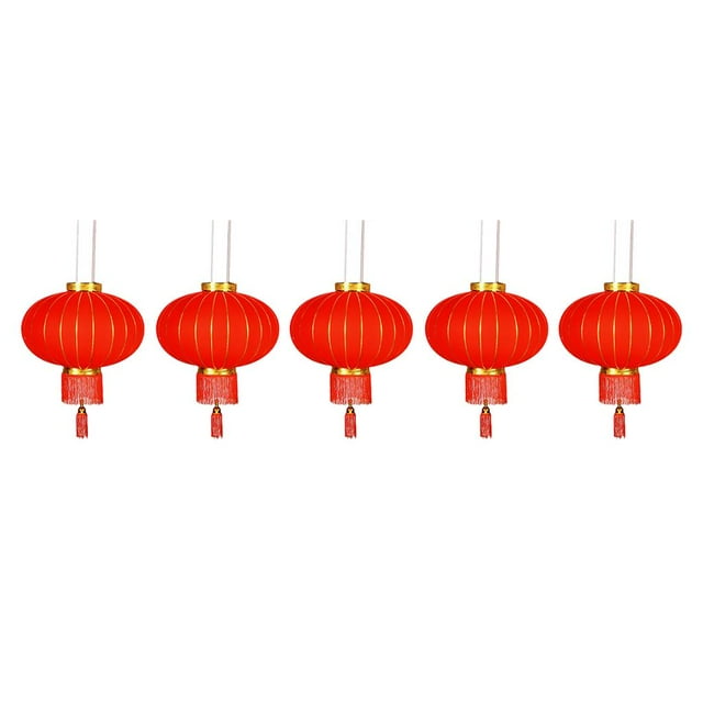 5x decoraciones grandes del festival de primavera de las linternas chinas para colgar al