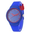 thumbnail image 5 of Naierhg Casual Women Candy Color Silicone Band No Number Round Dial Quartz Wrist Watch Black, 5 of 6