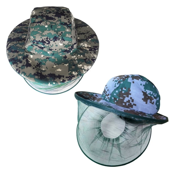 Cheers US Sunscreen Hat Premium Mosquito Head Net Mesh Ultra Large Extra Fine Holes Insect Netting Bug Face Shield Soft Durable Fly Screen for no see um Midges Gnats Carry Bag Chemical free