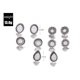 thumbnail image 3 of unbranded 5Pares Aretes Vintage De Para Mujer Regalo Para Aniversarios Y Fiesta, 3 of 7