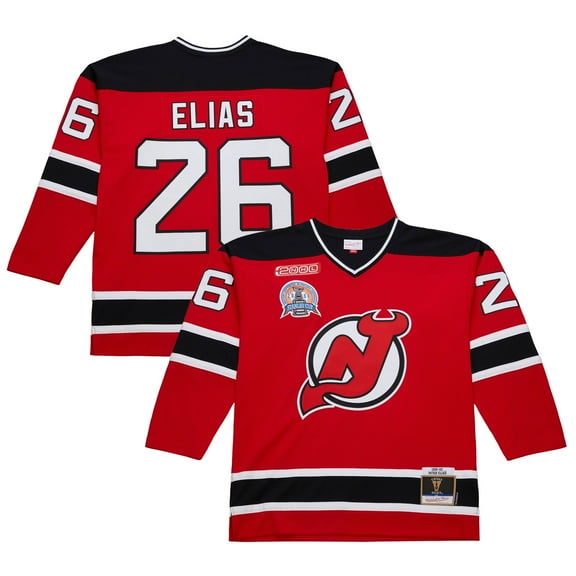 Men's Patrik Elias Red New Jersey Devils 1999-00 Power Play Jersey