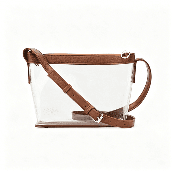GASTROPOD Stadium Approved Clear Crossbody Bag,Clear Zipper Purse with Adjustable Strap for Concerts Sports Events Women'S Crossbody Handbags