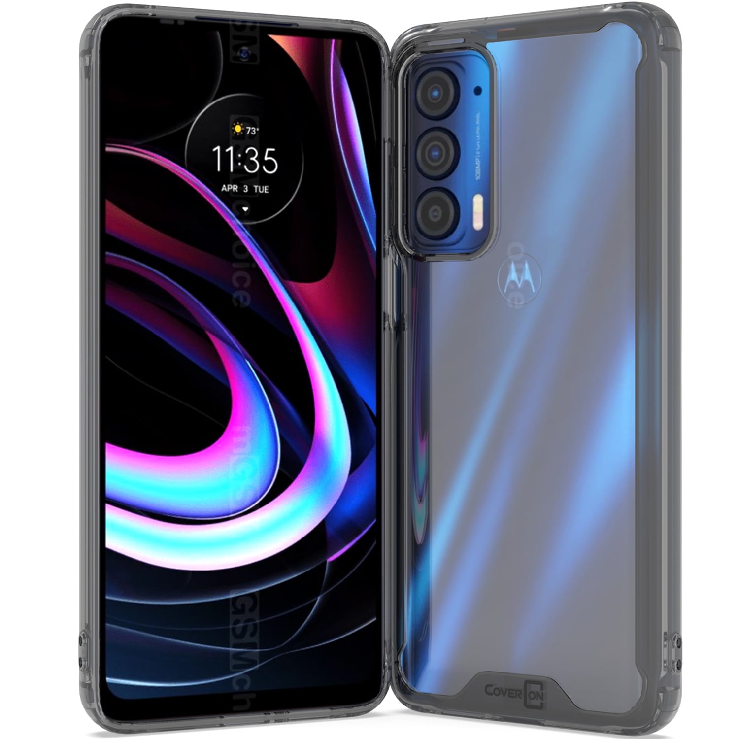 CoverON For Motorola Edge 2021 Phone Case, Clear Slim fit Lightweight