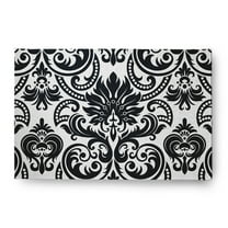 4' x 6' Simply Daisy Alexys French Country Chenille Area Rug, Black