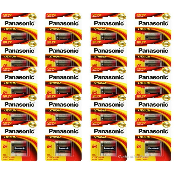 20 Pcs Panasonic CRP2, EL223, K223LA 6V Lithium Battery, In Retail Packaging