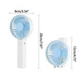 thumbnail image 4 of UttpKLBx Powerful Handheld Fan Foldable Portable Fan Portable Ac Cooling Fan Air Conditioner for Bedroom, for Room Office Bedroom (Pink), 4 of 7