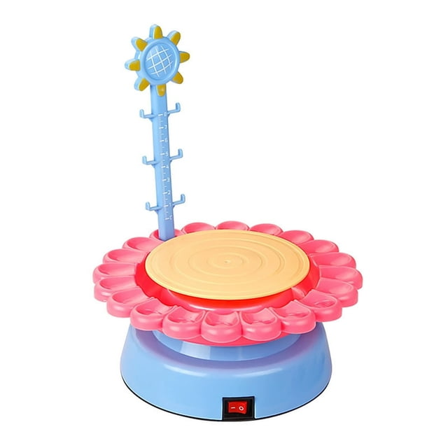 HLONK Ceramic Art Kit For Kids DIY Clay Craft Machine Soft Pottery Clay Set For Children‘s Hands On Learning & Painting