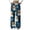 Blue -AN24, variant on Lumtrix Women Wide Leg Pant Christmas Party Flannel Christmas Pattern Loose Fit Elastic Waist Pants Lounge Festive Sweat Pants with Pockets Wine S