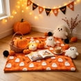 thumbnail image 4 of Tepsmf Halloween Flannel Throw Blanket, 60x40 IN Holiday Soft Plush Fleece, Warm Cozy Lightweight for Sofa Bedroom Indoor Home Decor, 4 of 6