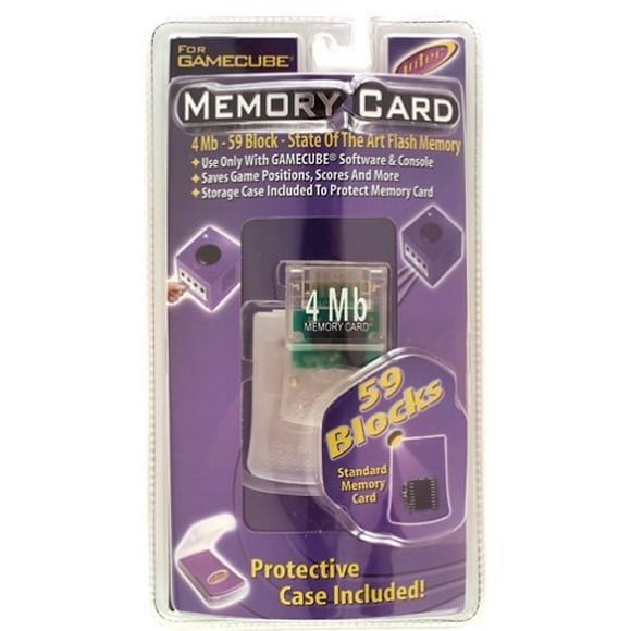 Gamecube 4mb Memory Card- Black