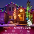 thumbnail image 4 of Solar Christmas Lights Outdoor Waterproof,200ft 600 LED Solar String Lights,19 Modes Outdoor Christmas Lights for Christmas Tree, Party, Fence, Holiday, Christma Decoration(Colorful), 4 of 7