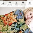 thumbnail image 3 of ARISTURING  William Morris Acanthus Spectrum Blanket - Arts &amp; Crafts - Gift Throw Woven from Cotton, 3 of 6