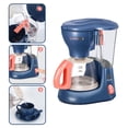 thumbnail image 6 of Realistic Kitchen Appliances Play Set - Coffee Maker, Blender, Mixer & Toaster with Lights & Sounds, Ages 4-8(Blue）, 6 of 7